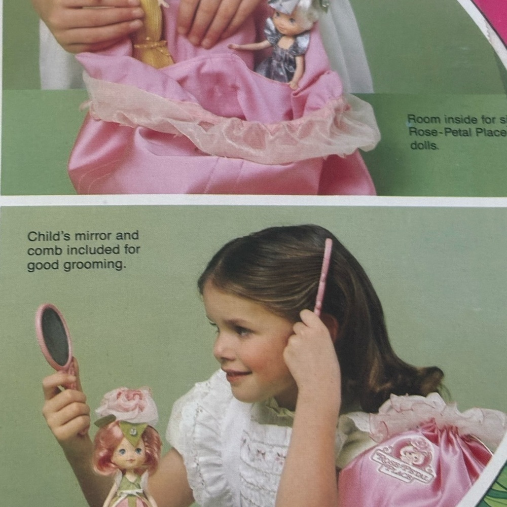 Rose-Petal Place Pink Purse and Doll Carrying Case - Picture 7 of 10